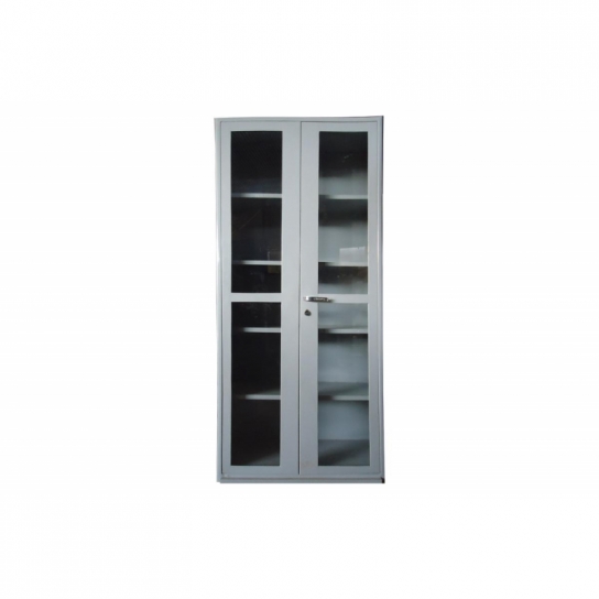 Glass Door Cabinet with five Compartments