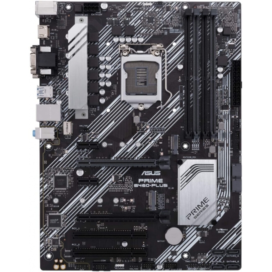 Asus Prime B460-PLUS Intel B460 (LGA 1200) ATX motherboard with RGB headers