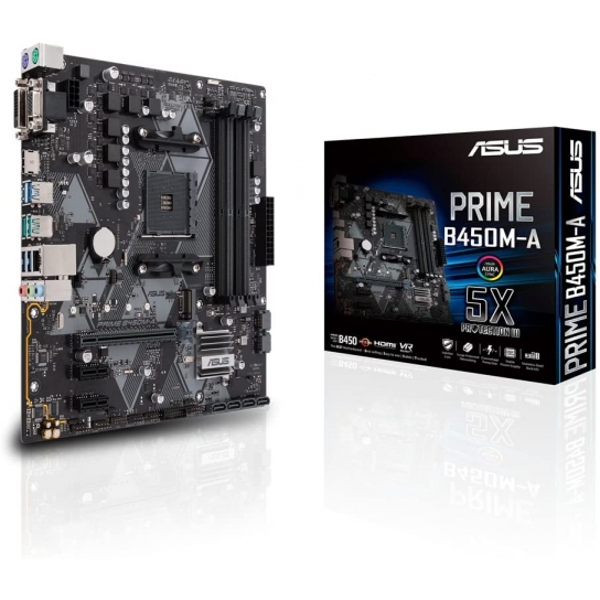 ASUS Prime B450M-A AM4 Micro-ATX Motherboard