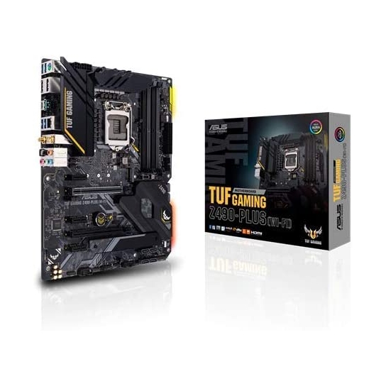 ASUS TUF Gaming Z490-Plus Intel Z490 (LGA 1200) ATX gaming motherboard