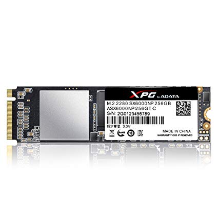 Adata 256GB  SX6000NP NVME SSD