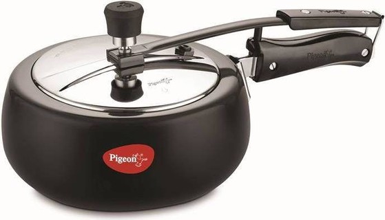 Al Pressure Cooker Hard Anodised IB With SS LID Amelia  5 ltr