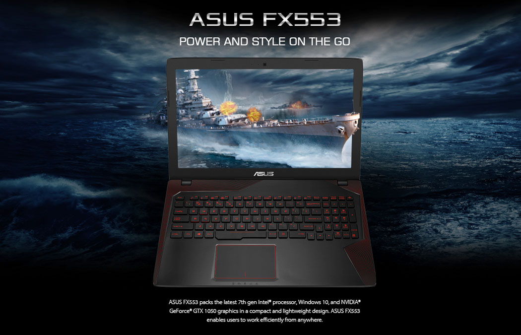 ASUS FX553VD 7th Gen i5 - Gaming Laptop