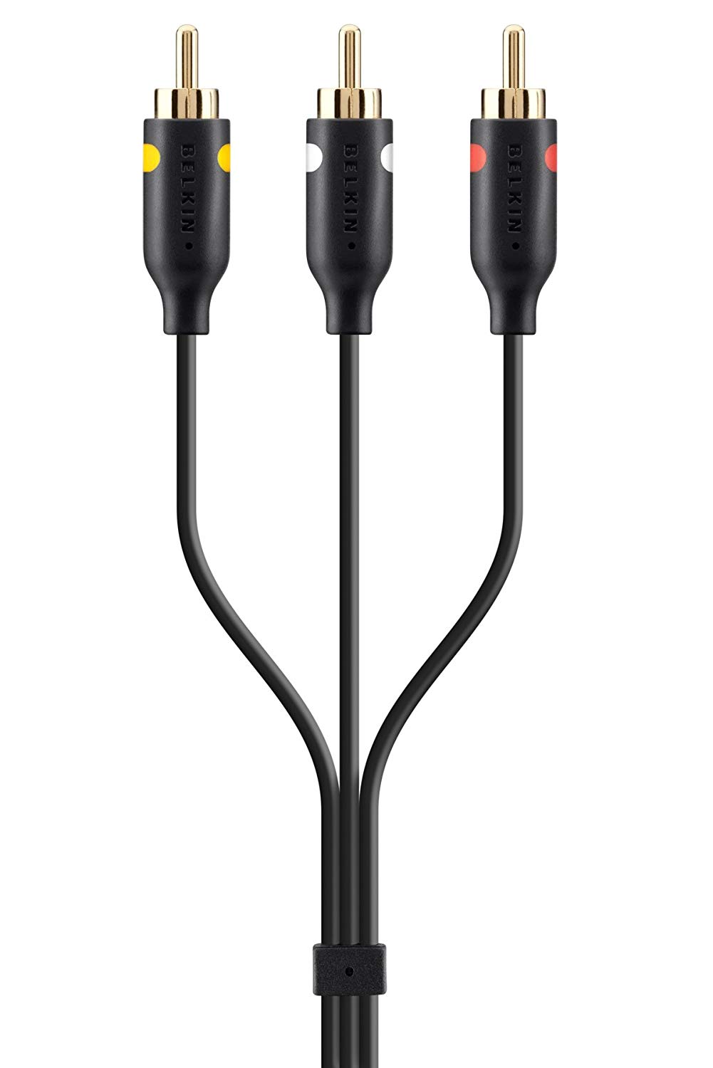 Belkin F3Y084bf2M Composite/RCA Audio Video Cable (Black)