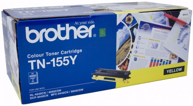 Brother Color Laser Toner Cartridge TN-155Y