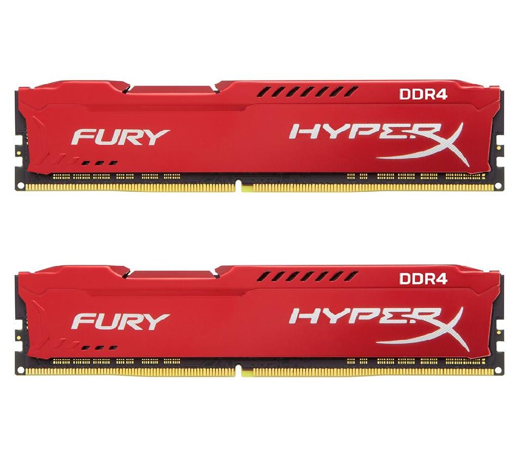 Kingston Technology HyperX FURY Red 16GB 2666MHz DDR4 CL16 DIMM 1Rx8 (HX426C16FR%2F16)