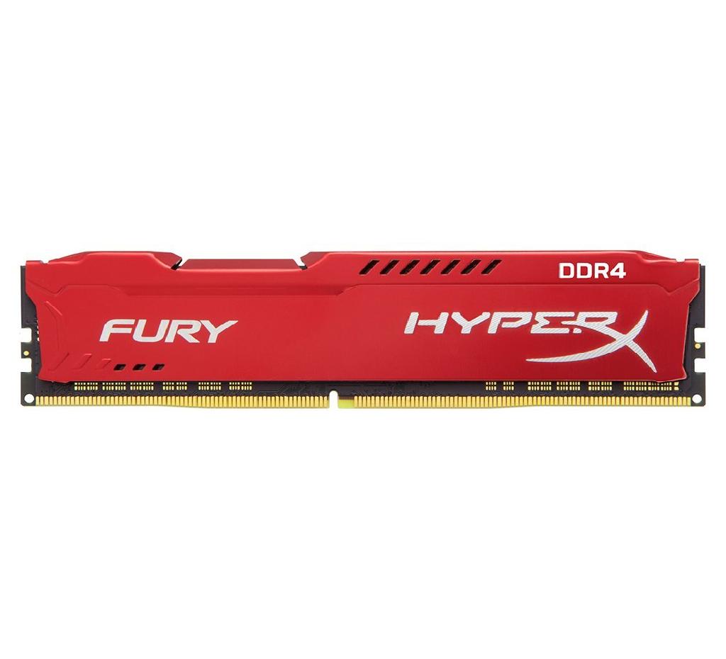 Kingston Technology HyperX FURY Red 8GB 2666MHz DDR4 CL16 DIMM 1Rx8 (HX426C16FR2%2F8)