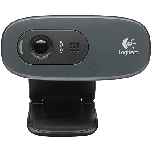 LOGITECH C270 HD Webcam Black