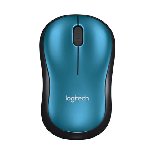 LOGITECH M185 Wireless Mouse- Blue