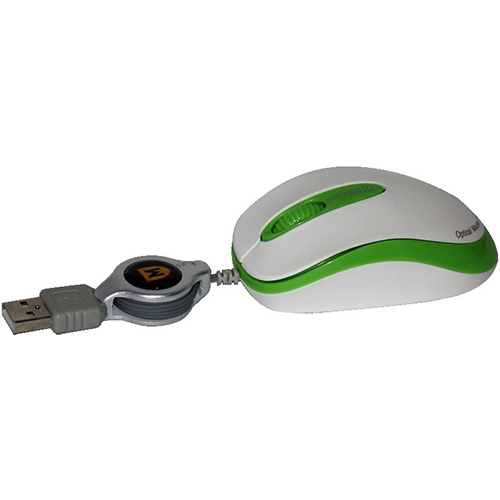 Micropack MP-212R Retractable Wired Optical Mouse