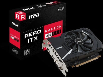MSI Radeon RX550 Aero ITX 4G OC