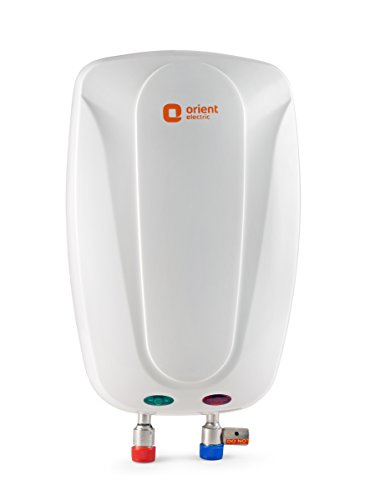 ORIENT WT0101P Instant Plastic Water Heater/Geyser (White)-1Litre