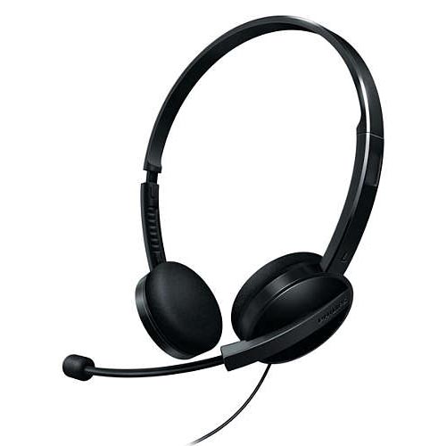 PHILIPS SHM3560/97 On-ear PC Headphone- Black