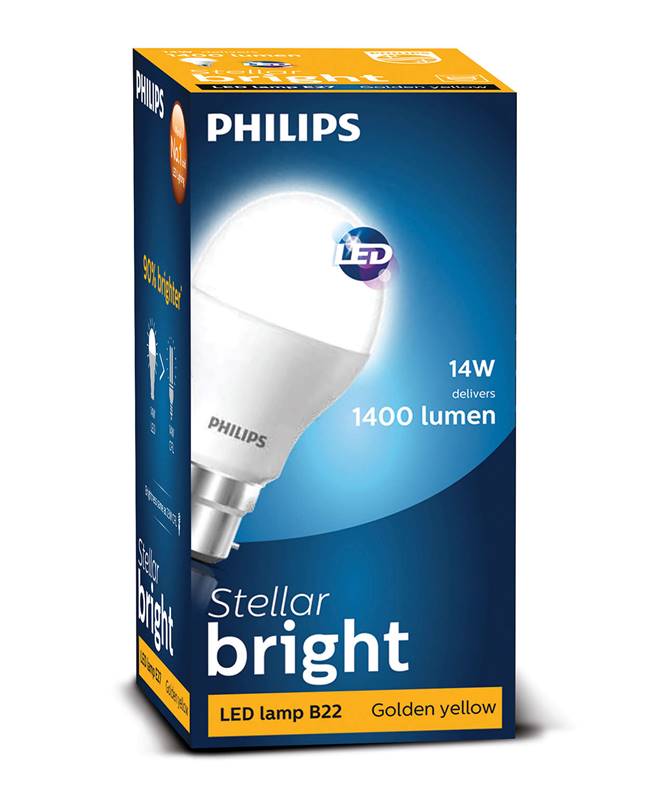 Philips Stellar Bright Base B22/E27 – 14 Watt LED Bulb