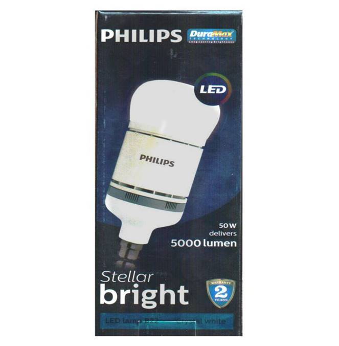 Philips Stellar Bright Base B22/E27 – 50 Watt LED Bulb