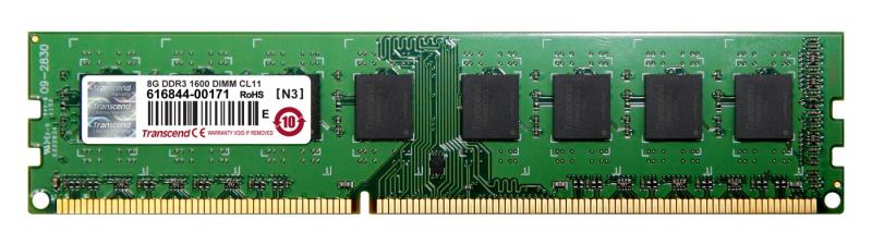 TRANSCEND DIMM DDR3/8 GB-1600MHz Desktop RAM