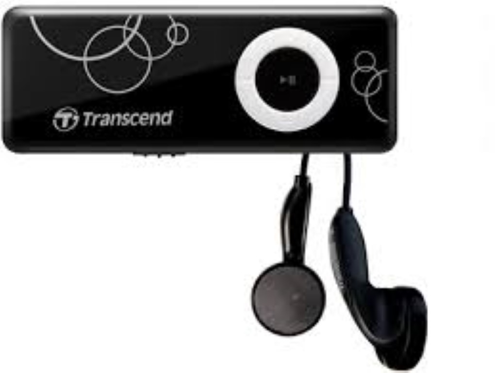 TRANSCEND MP3 300-8GB MP3 Player (15 Hr playback)