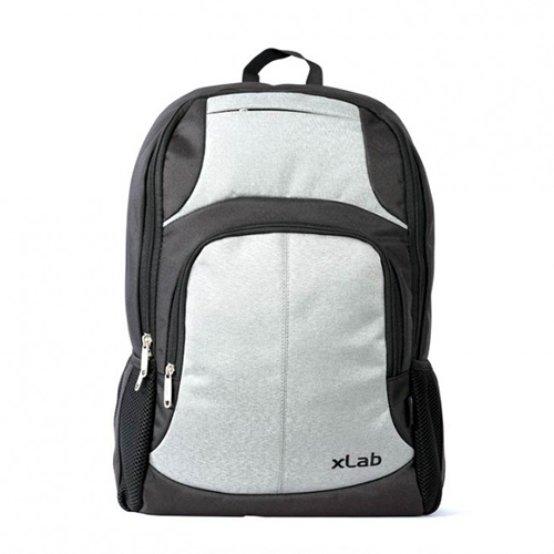 X-LAB XLB-1445AR  Laptob Backpack with RainCover- Black and Gray