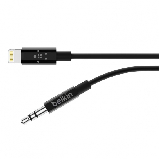 Belkin AV10172bt06-BLK 3.5mm Audio Cable with Lightning Connector