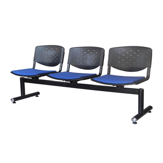 Podrej 3 Seater Waiting Chair with PU padded seats(C-29)