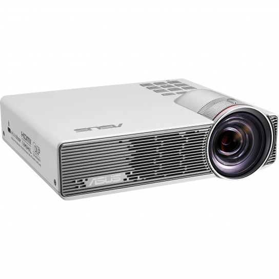 ASUS P3B Portable LED Projector, 800 Lumens, WXGA (1280*800), Built-in 12000mAh Battery, Short Throw, Up to 3-hour Projection, Power Bank, Multimedia Player