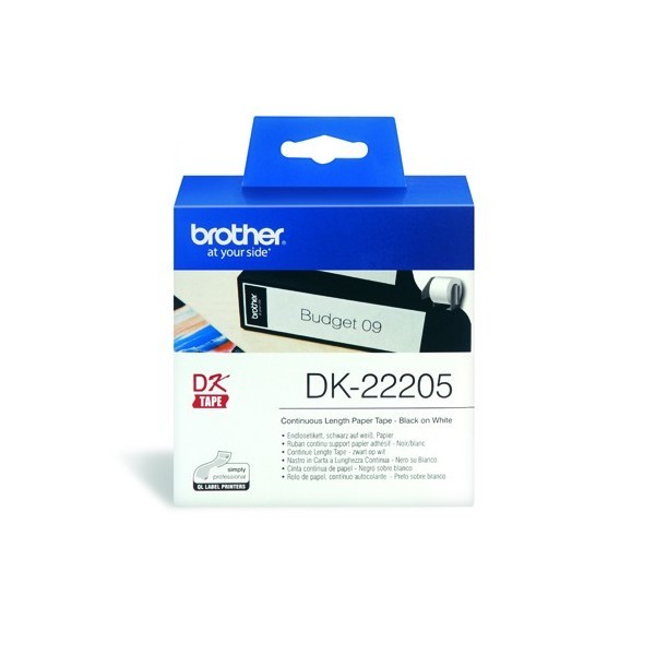 Brother DK-22205 P-Touch Continuous Paper (62mm x 30m)