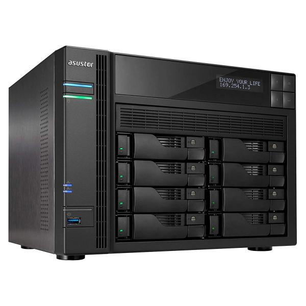 ASUSTOR AS6208T A Quad-Core Flagship 8-Bay NAS