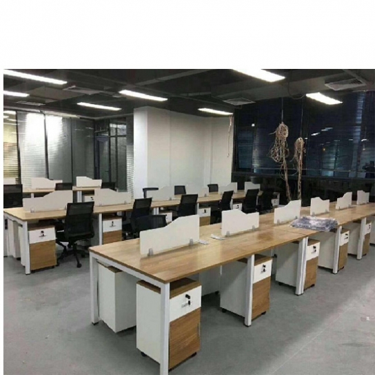 Modern 4 people Office Desk Cubicles Workstation; Open office partition