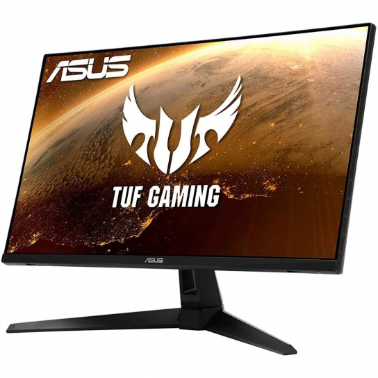 Asus TUF Gaming VG27AQ HDR G-SYNC Compatible Gaming Monitor – 27 inch WQHD (2560x1440), IPS, 165Hz (above 144Hz), Extreme Low Motion Blur Sync G-SYNC Compatible, Adaptive-Sync, 1ms (MPRT)