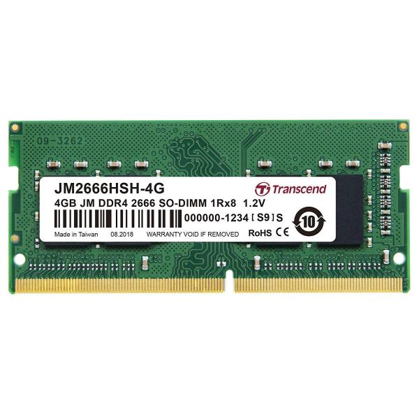 TRANSCEND SO-DIMM DDR4/ 4 GB-2666 MHz Laptop RAM-7th Gen