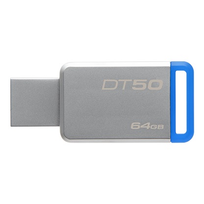 Data Traveller 50 - Metal -  Capless 3.0 - 64GB