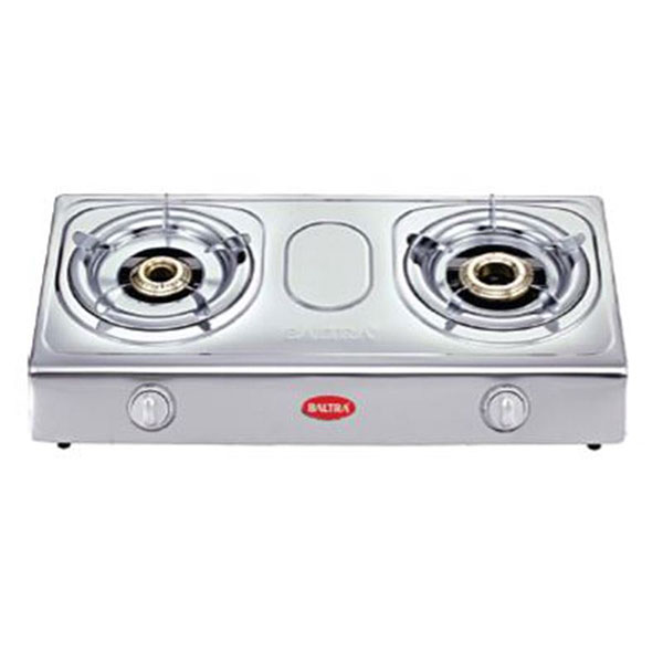 BALTRA Silver LPG Stainless Steel Body Gas Stove