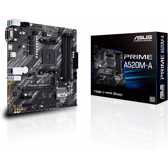 ASUS Prime A520M-A AMD Ryzen Micro-ATX Motherboard