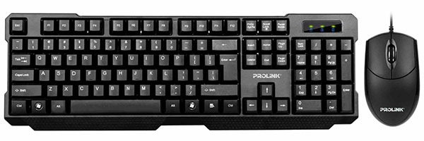 Prolink Wired Combo of Keyboard & Mouse - PCCM2003