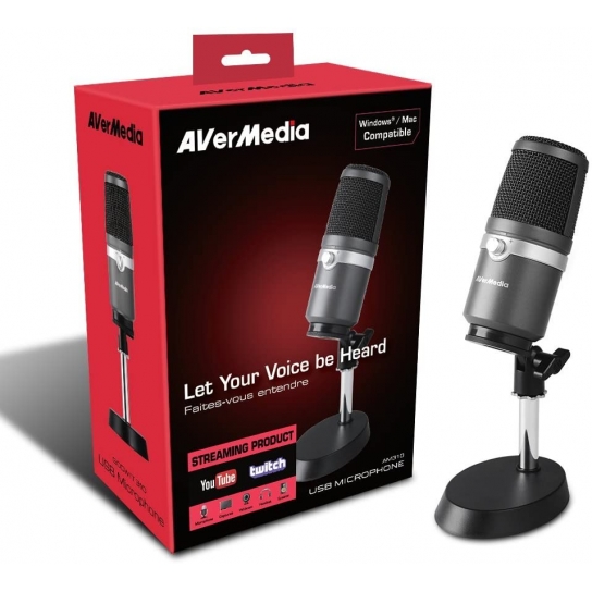 AVerMedia Live Streamer AM310 Uni-directional condenser Microphone