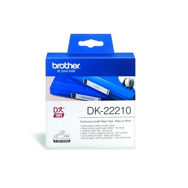 Brother DK-22210 P-Touch Continuous Paper (29mm x 30m)