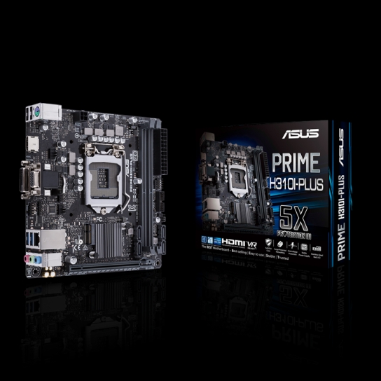 ASUS PRIME H310I-PLUS ITX Motherboard with DDR4 2666MHz,SATA 6Gbps and USB 3.1 Gen1